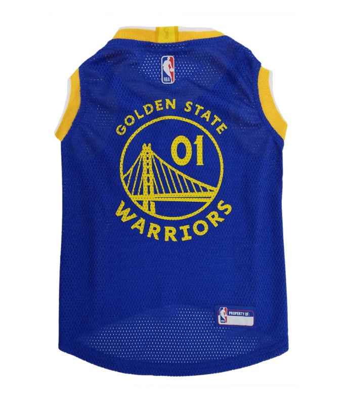 Golden State Warriors NBA Dog Jersey - Official Basketball Pet Fan Apparel