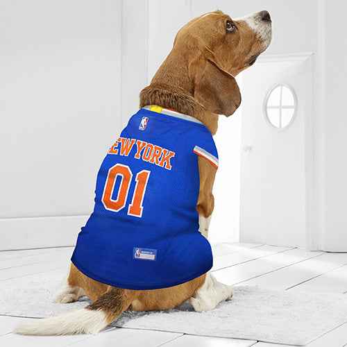 New York Knicks NBA Dog Jersey - Official Basketball Pet Fan Apparel