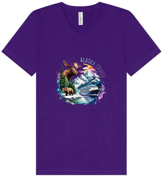 Alaska Cruise Unisex V-Neck Shirt