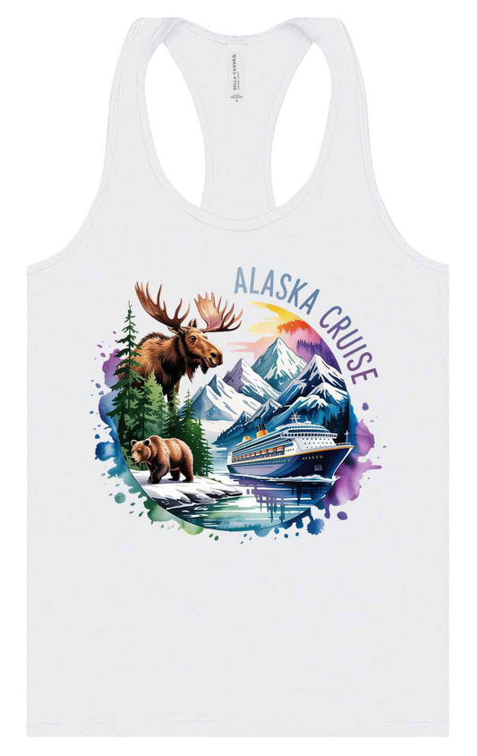 Alaska Cruise Women's Racerback Tank