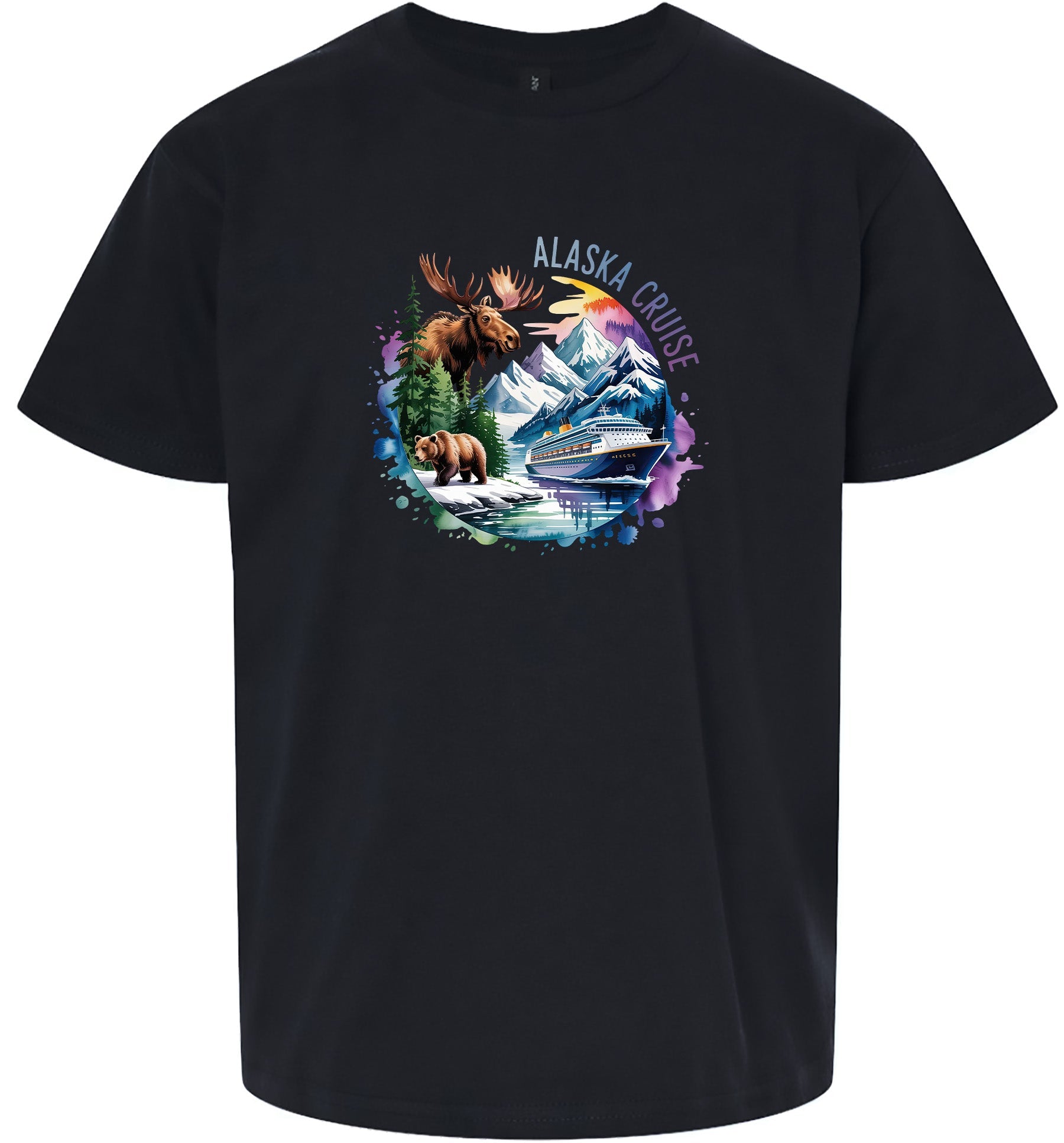 Alaska Cruise Children's Gildan Soft Shirt
