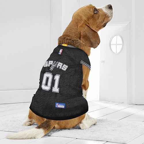 San Antonio Spurs NBA Dog Jersey - Official Basketball Pet Fan Apparel
