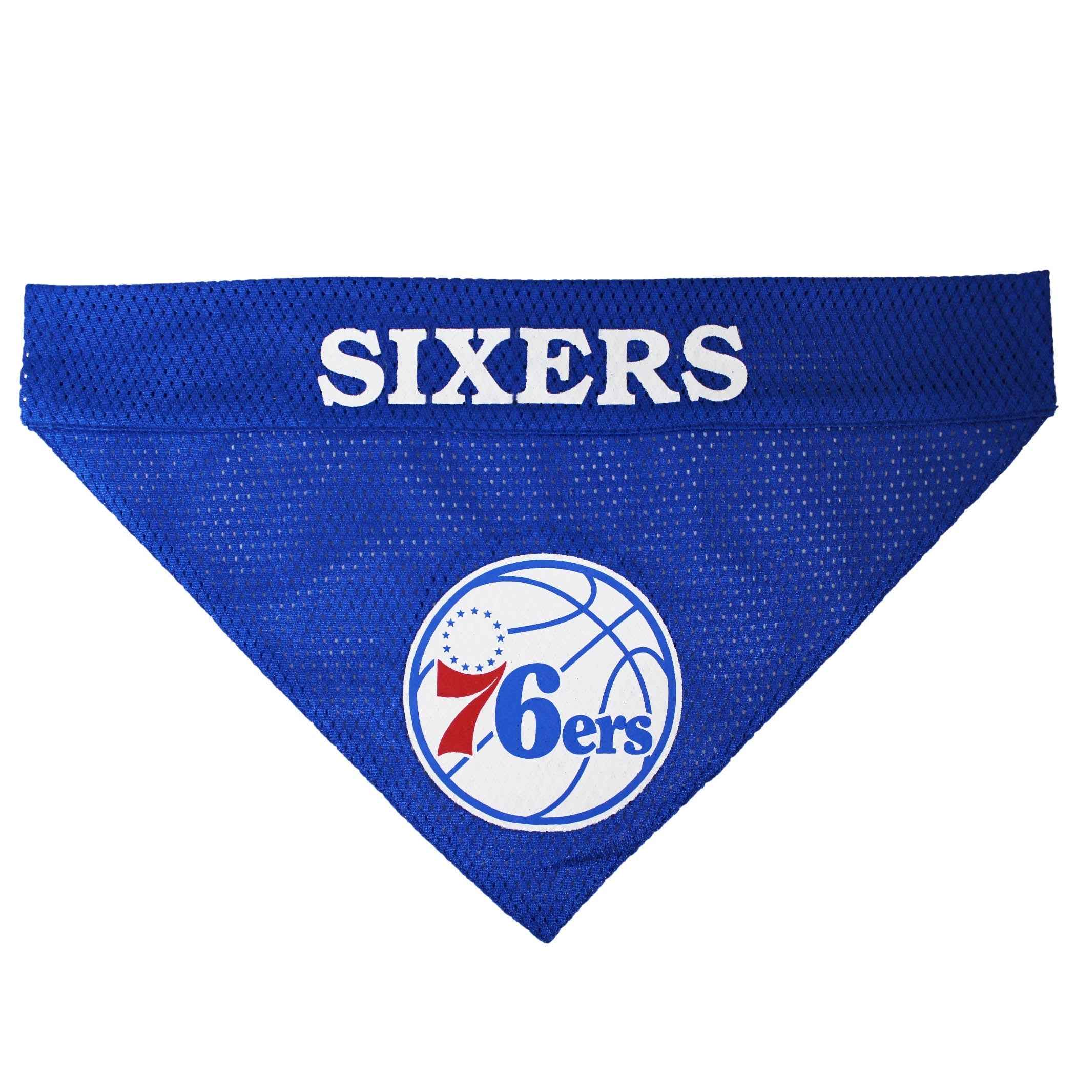 Philadelphia 76ers - Home and Away Reversible Dog Bandana - NBA Game Day Pet Apparel