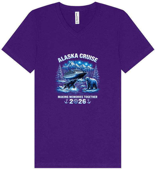 Alaska Cruise 2026 Unisex V-Neck Shirt