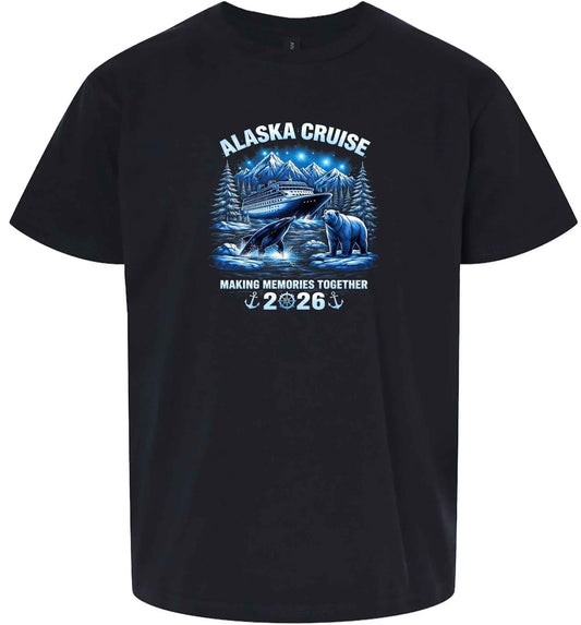 Alaska Cruise 2026 Children's Gildan Soft Shirt