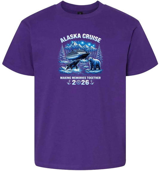 Alaska Cruise 2026 Children's Gildan Soft Shirt