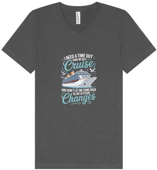 Send Me On A Cruise Unisex V-Neck Shirt