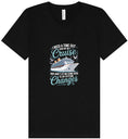 Load image into Gallery viewer, Send Me On A Cruise Unisex V-Neck Shirt
