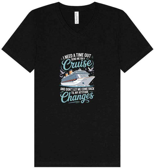 Send Me On A Cruise Unisex V-Neck Shirt