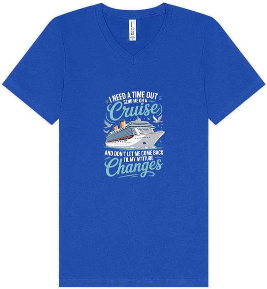 Send Me On A Cruise Unisex V-Neck Shirt