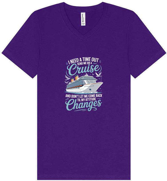 Send Me On A Cruise Unisex V-Neck Shirt