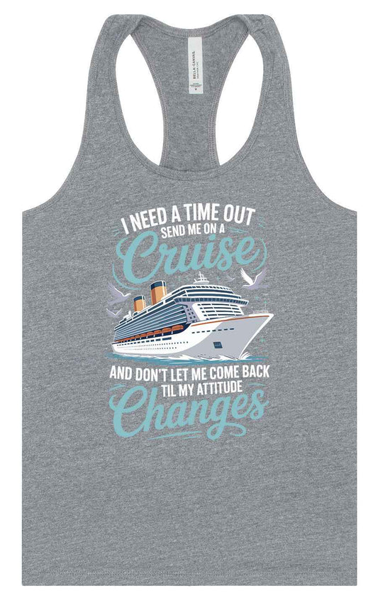 Send Me On A Cruise Women's Racerback Tank