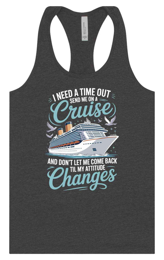 Send Me On A Cruise Women's Racerback Tank
