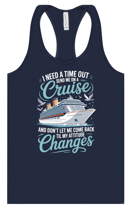 Send Me On A Cruise Women's Racerback Tank