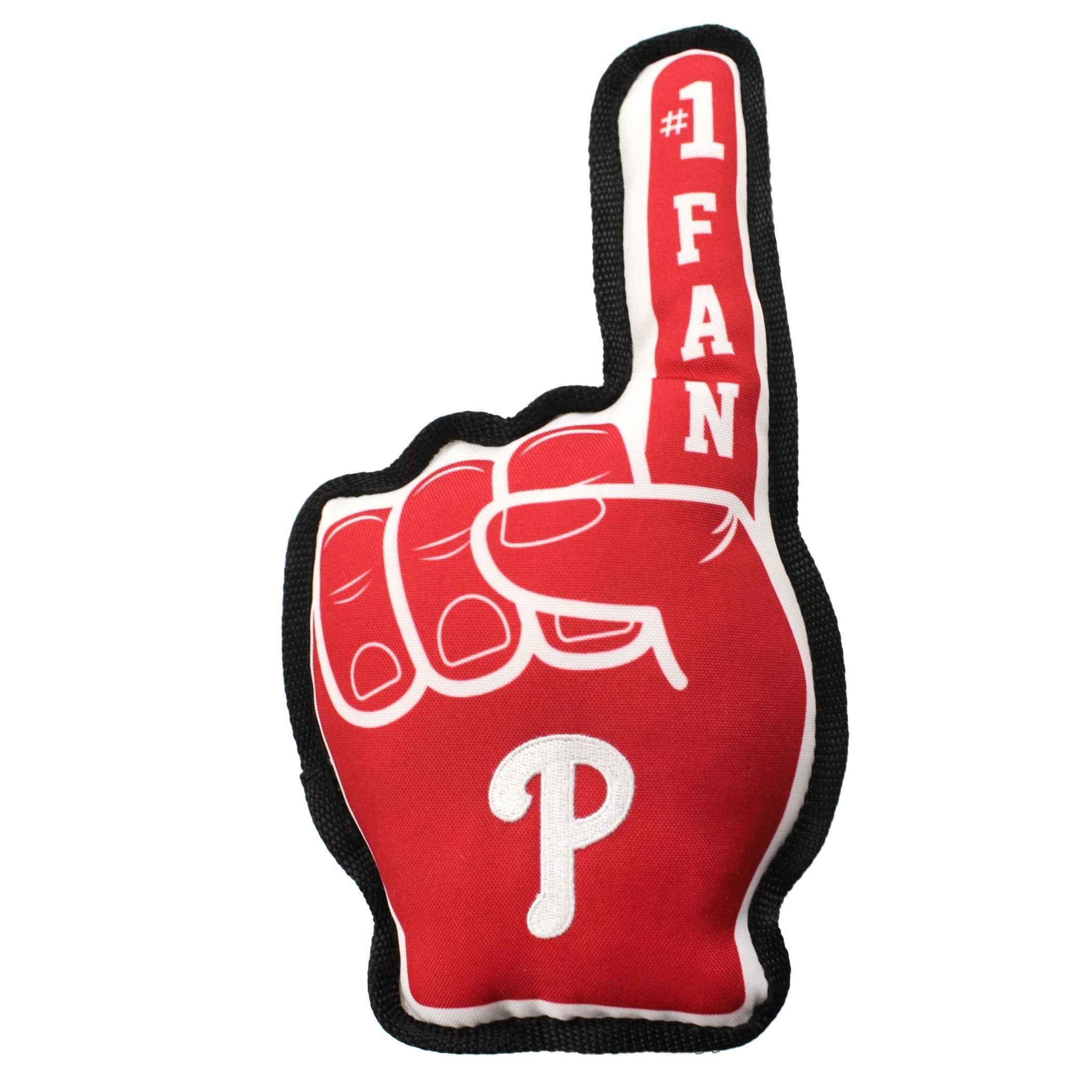Philadelphia Phillies # 1 Fan Dog Toy - MLB Pet Fan Collection