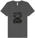Load image into Gallery viewer, We Don't Give a Ship Unisex V-Neck Shirt
