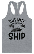 Load image into Gallery viewer, We Don't Give a Ship Women's Racerback Tank
