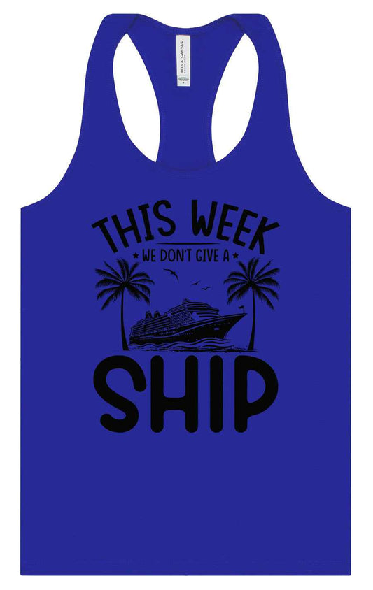 We Don't Give a Ship Women's Racerback Tank