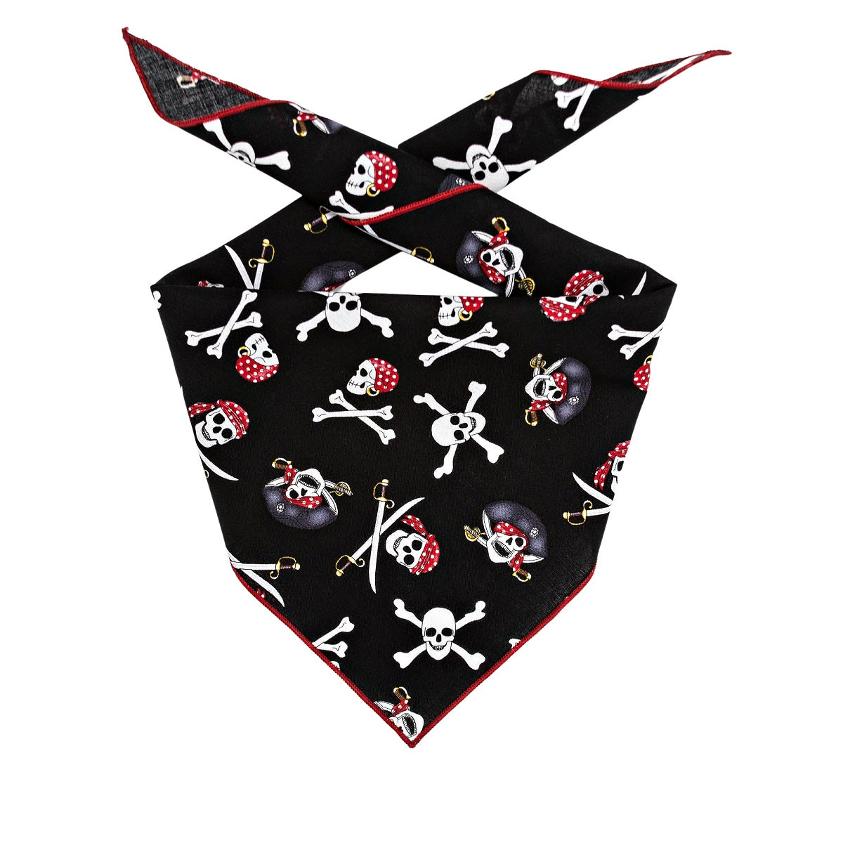 Halloween Bandana | Halloween Dog Bandana Jolly Roger Skull  | Pirate | Sailing | Boat - Southlake Paws