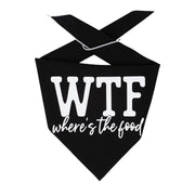 WTF Where's the Food Dog Bandana