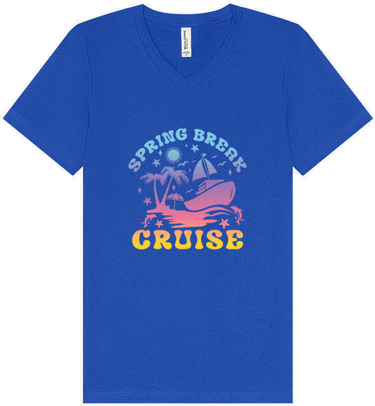 Spring Break Cruise Unisex V-Neck Shirt