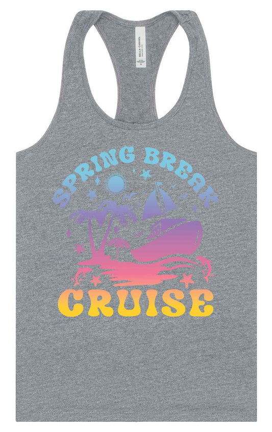 Spring Break Cruise Women's Racerback Tank