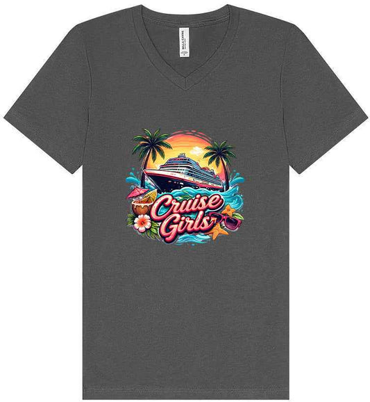 Cruise Girls Unisex V-Neck Shirt