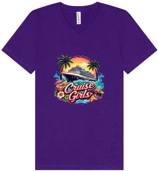 Cruise Girls Unisex V-Neck Shirt