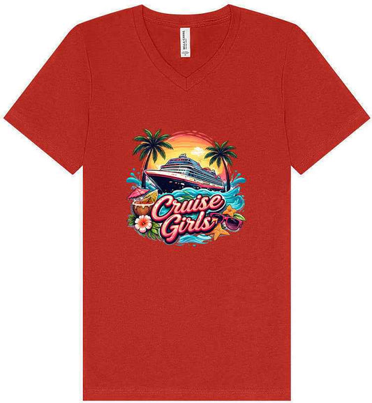 Cruise Girls Unisex V-Neck Shirt