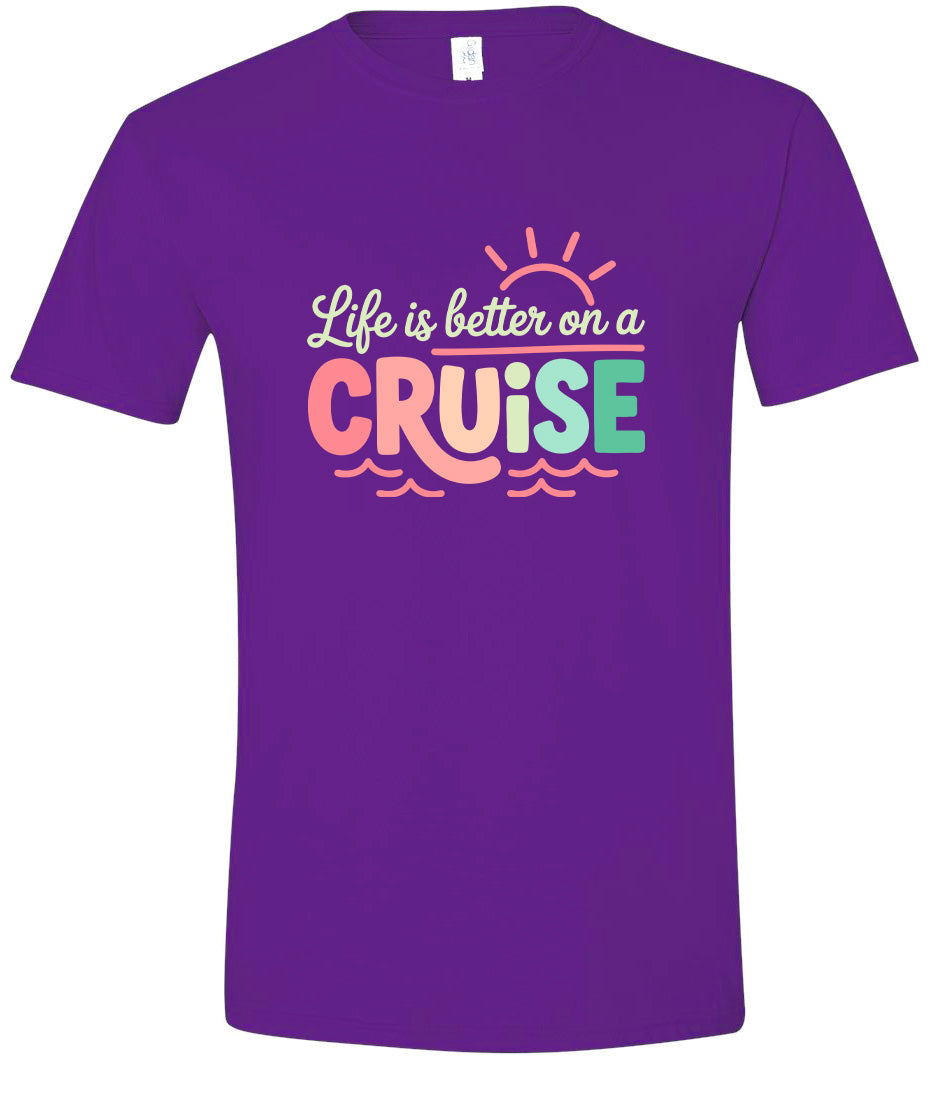 Life is Better on a Cruise Children's Gildan Soft Shirt