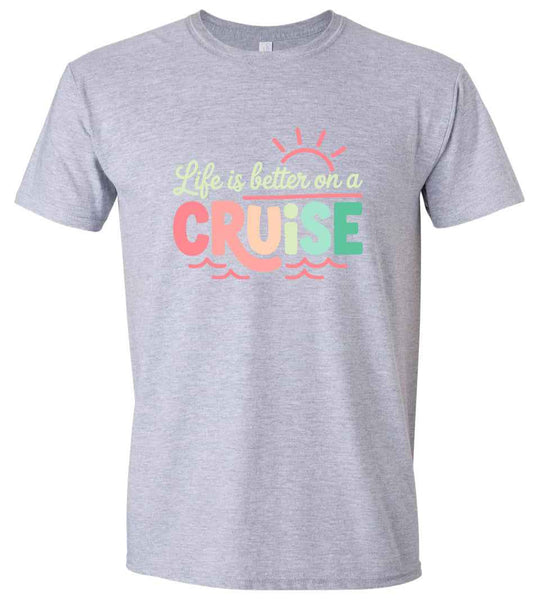 Life is Better on a Cruise Children's Gildan Soft Shirt