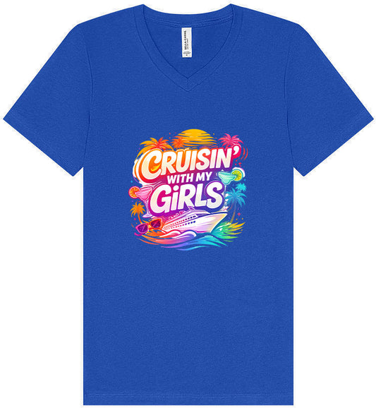 Cruisin' with My Girls Unisex V-Neck Shirt