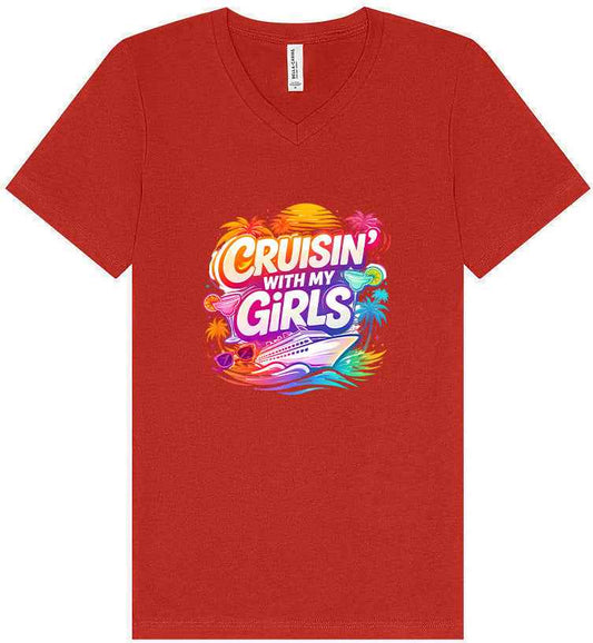 Cruisin' with My Girls Unisex V-Neck Shirt