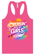 Load image into Gallery viewer, Cruisin' with My Girls Women's Racerback Tank
