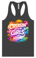 Load image into Gallery viewer, Cruisin' with My Girls Women's Racerback Tank
