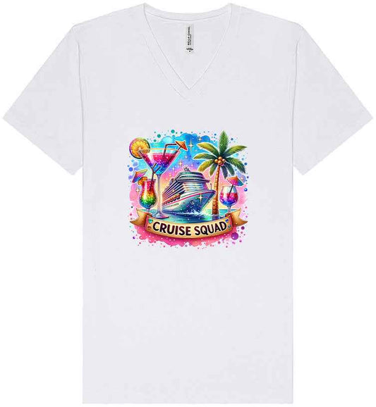Drinks and Cruise Squad Unisex V-Neck Shirt