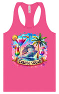 Load image into Gallery viewer, Drinks and Cruise Squad Women's Racerback Tank
