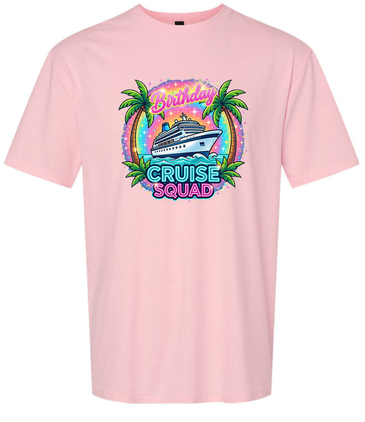 Birthday Cruise Squad Children's Gildan Soft Shirt