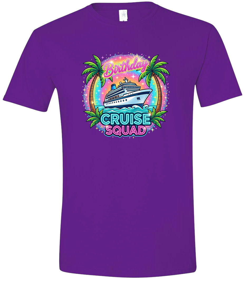 Birthday Cruise Squad Children's Gildan Soft Shirt