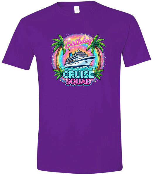Birthday Cruise Squad Children's Gildan Soft Shirt
