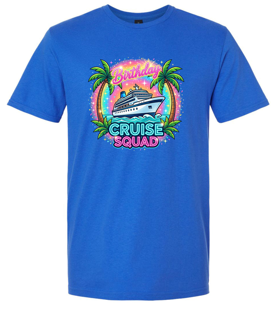 Birthday Cruise Squad Children's Gildan Soft Shirt
