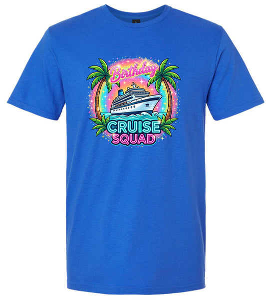 Birthday Cruise Squad Children's Gildan Soft Shirt