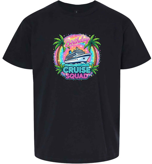 Birthday Cruise Squad Children's Gildan Soft Shirt