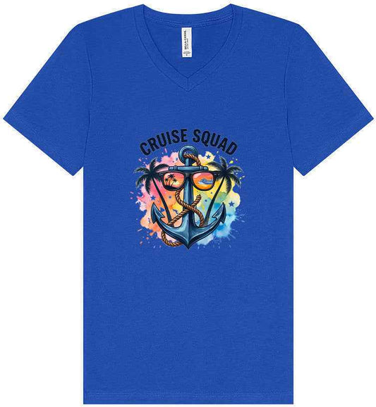 Anchored Cruise Squad Unisex V-Neck Shirt