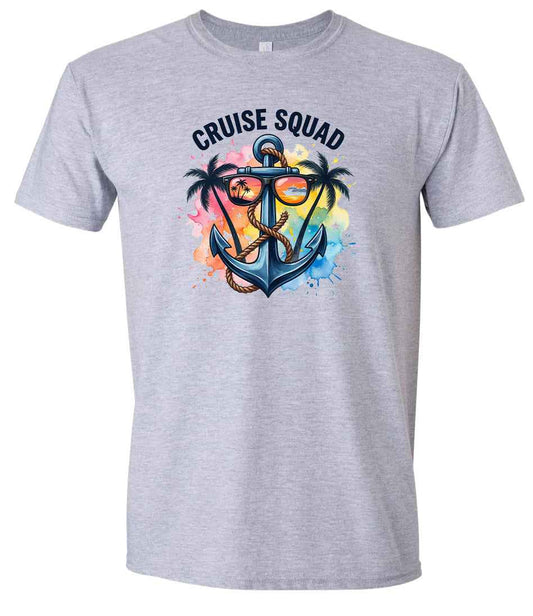 Anchored Cruise Squad Children's Gildan Soft Shirt