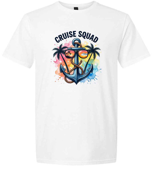 Anchored Cruise Squad Children's Gildan Soft Shirt
