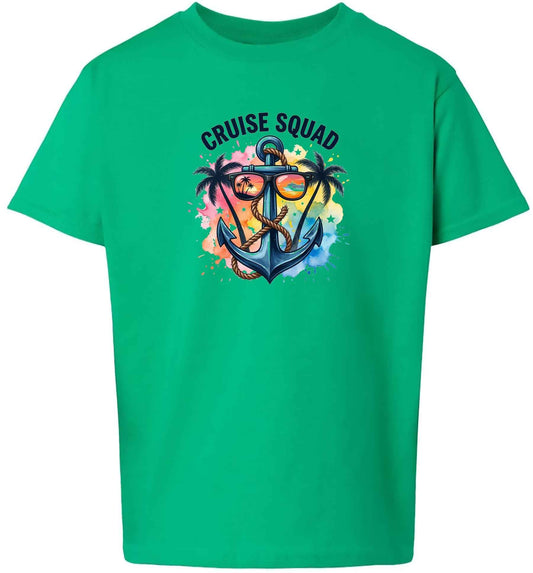 Anchored Cruise Squad Children's Gildan Soft Shirt