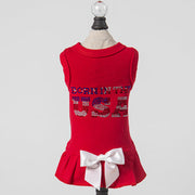 Born In The Usa Dog Dress Red