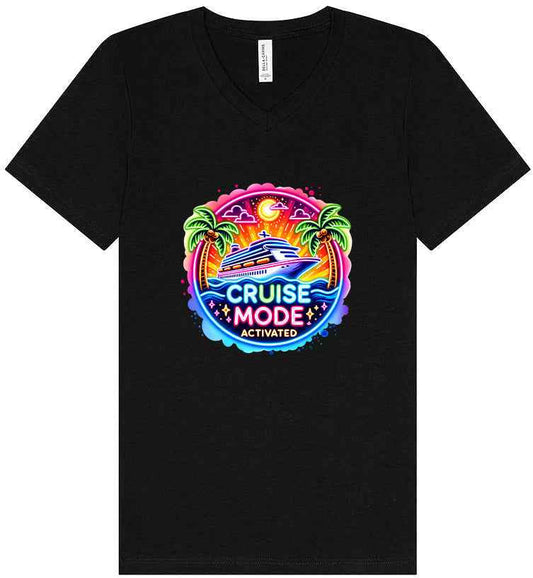 Cruise Mode Activated Unisex V-Neck Shirt