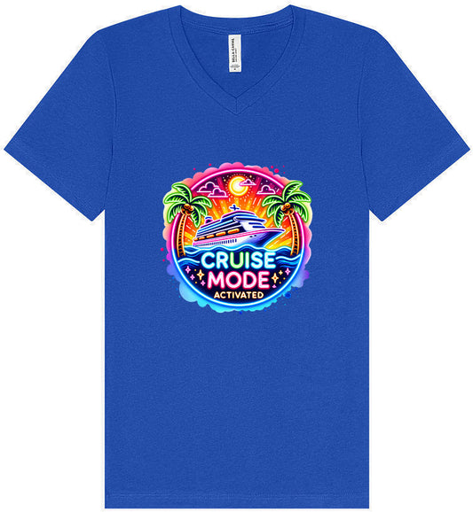 Cruise Mode Activated Unisex V-Neck Shirt